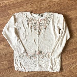 Vintage Embroidered Sweater